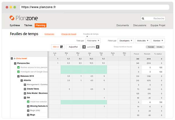 timesheet benefits for project manager