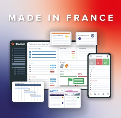 Planzone est conçu et hébergé en France et conforme au RGPD, l'outil de gestion de projets pour les collectivités
