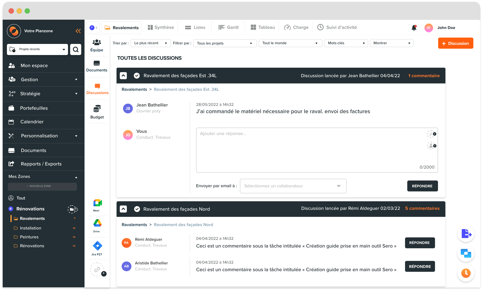 collaboration entre équipes